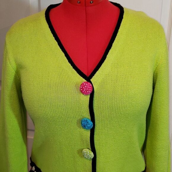 Jack B. Quick Unique Vibrant Colorful Sweater - Picture 2 of 12